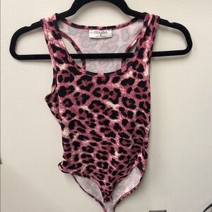 Zenana  Pink Leopard one Piece